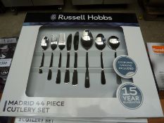 44 piece Russell Hobbs Madrid cutlery set.