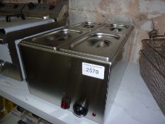 Four pot bain marie.