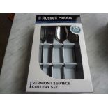 Sixteen piece Russell Hobbs Vermont cutlery set.