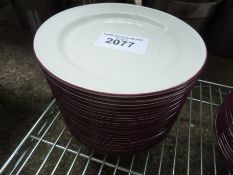 24 Steelite side plates.