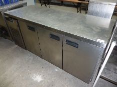Foster mobile 3 door counter top fridge