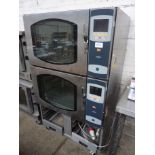 Mono FG158-D52 3 phase twin stack oven on trolley.