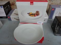 Three boxes of Ruhn Rikon two piece set 30cms steak plates.