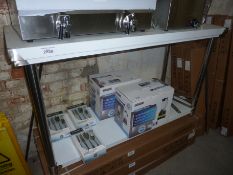 New stainless steel prep table with under shelf