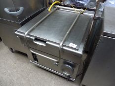 Mareno stainless steel finish natural gas bratt pan