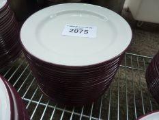 24 Steelite side plates.