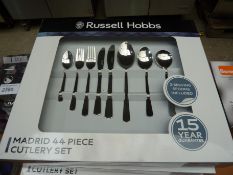 44 piece Russell Hobbs Madrid cutlery set.