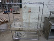 Three tier wire rack