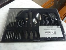 Salter Bakewell 24 piece cutlery set