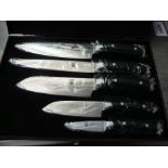 Five piece knife set