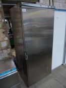 Mondial single door stainless steel fridge