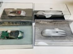 Six various model cars