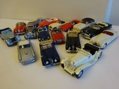 16 assorted open-top cars