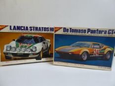 De Tomaso Pantera GT4 and Lancia Stratos HF