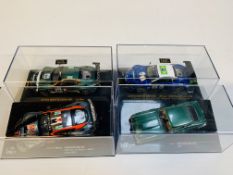 Five various model Aston Martins