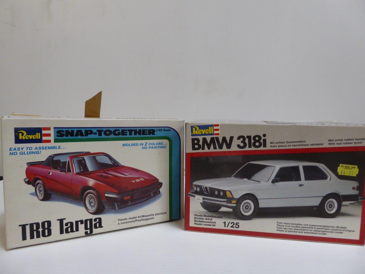 TR8 Targa and a BMW 318i