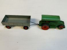 Dinky Toys Road Roller and Trailer