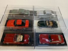 Six various model Aston Martins