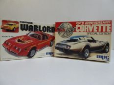 Corvette 25th Anniversary Special Edition and a Firebird Warlord