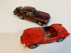 1958 Ferrari 250 Testarossa and a 1964 Aston Martin DB5