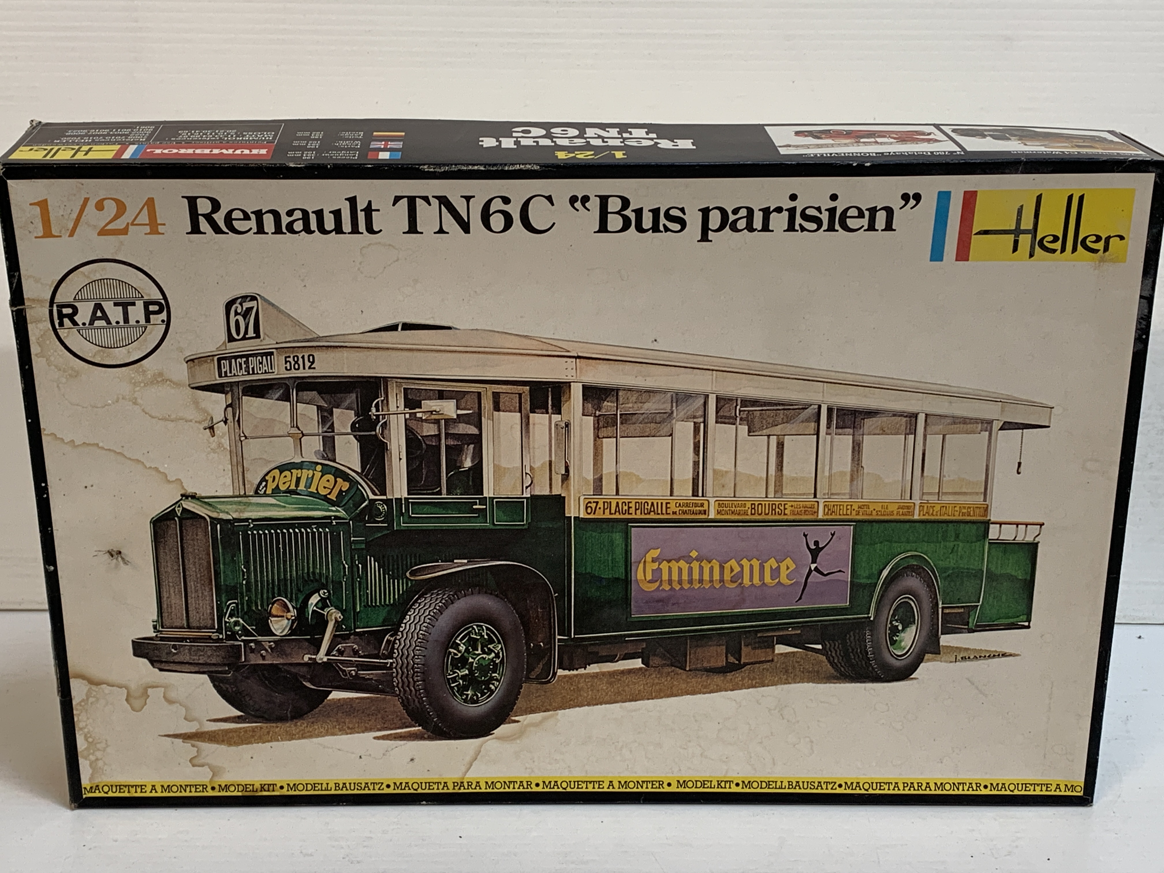 Renault TN6C Bus parisian model kit