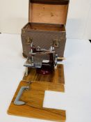 Child's sewing machine, c/w case