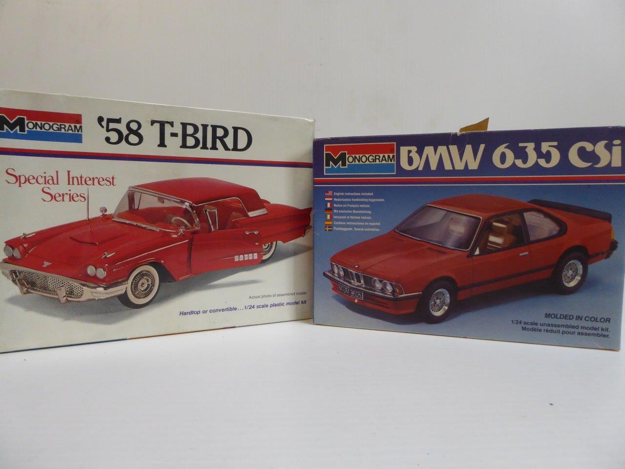BMW 635 CSI and a 1958 T-Bird
