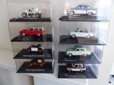 8 die-cast models