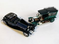 1907 Rolls Royce Silver Ghost and a 1930 Bugatti Royale