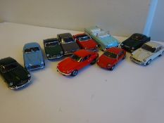 10 small model cars