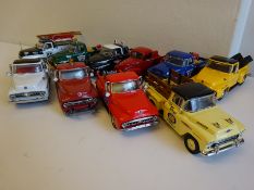 10 x assorted pick up trucks
