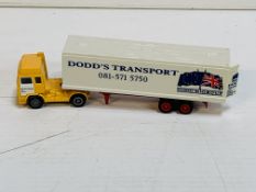 Corgi Dodd's transport container lorry with box.