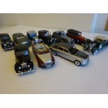 Ten assorted Rolls Royce model cars