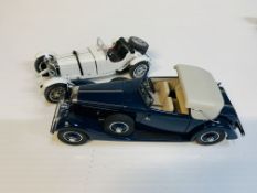 1931 Mercedes Benz SSKL and a 1934 Hispano Suiza J12