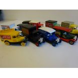 Ten commercial vehicles
