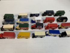 Twenty assorted commercial vehicles