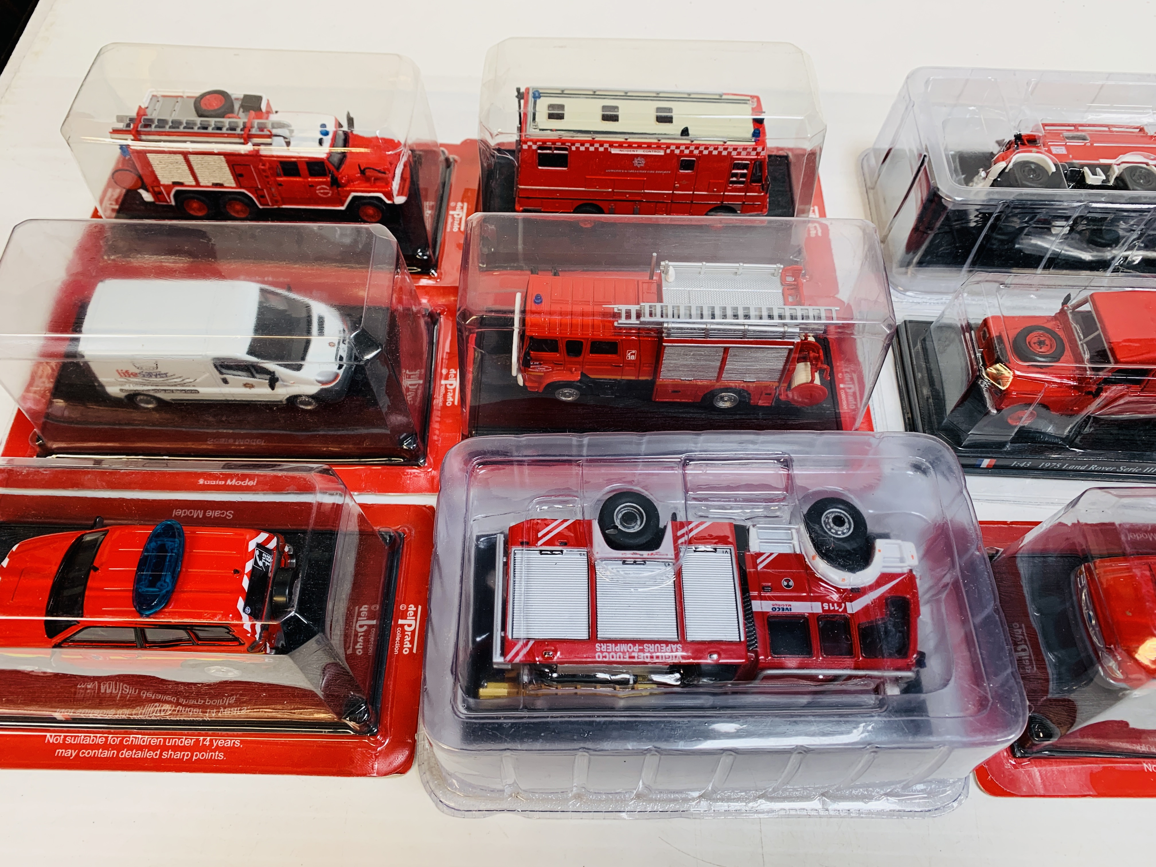 Twelve boxed Del Prado fire fighting vehicles - Image 6 of 6