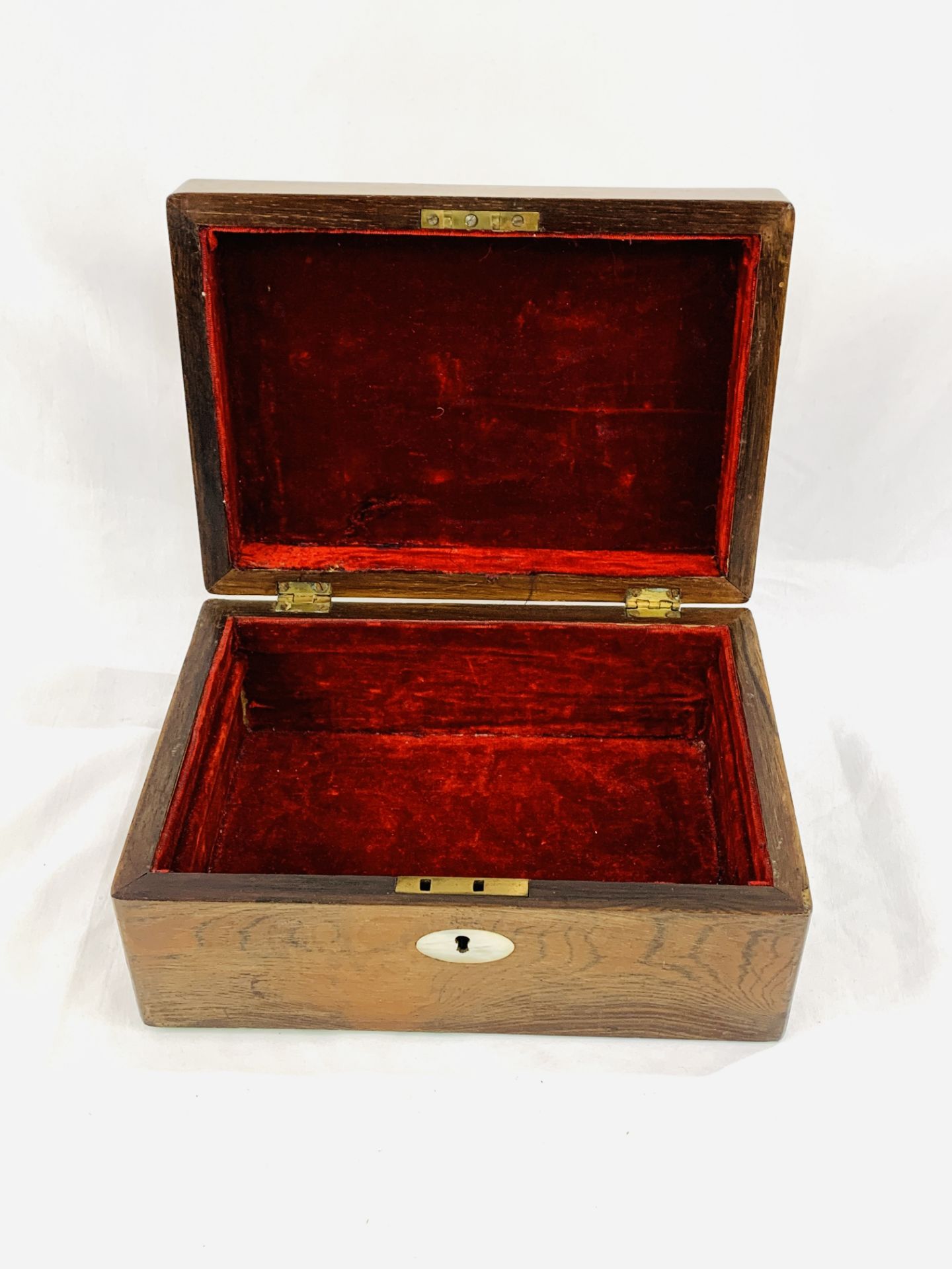 Mahogany jewellery box - Image 3 of 3
