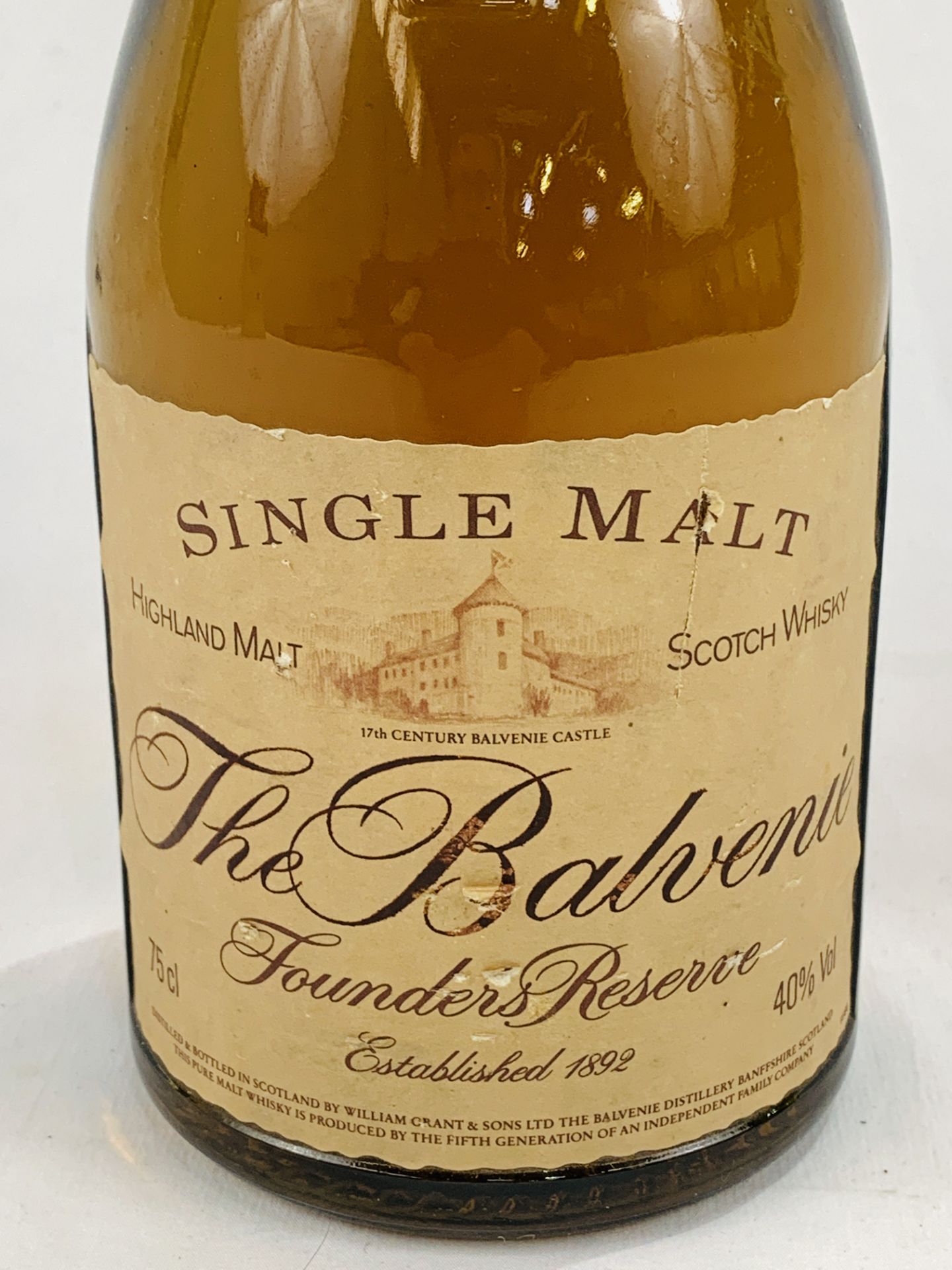 75cl bottle of The Balvenie Founder's Reserve single malt Scotch Whisky - Image 2 of 2