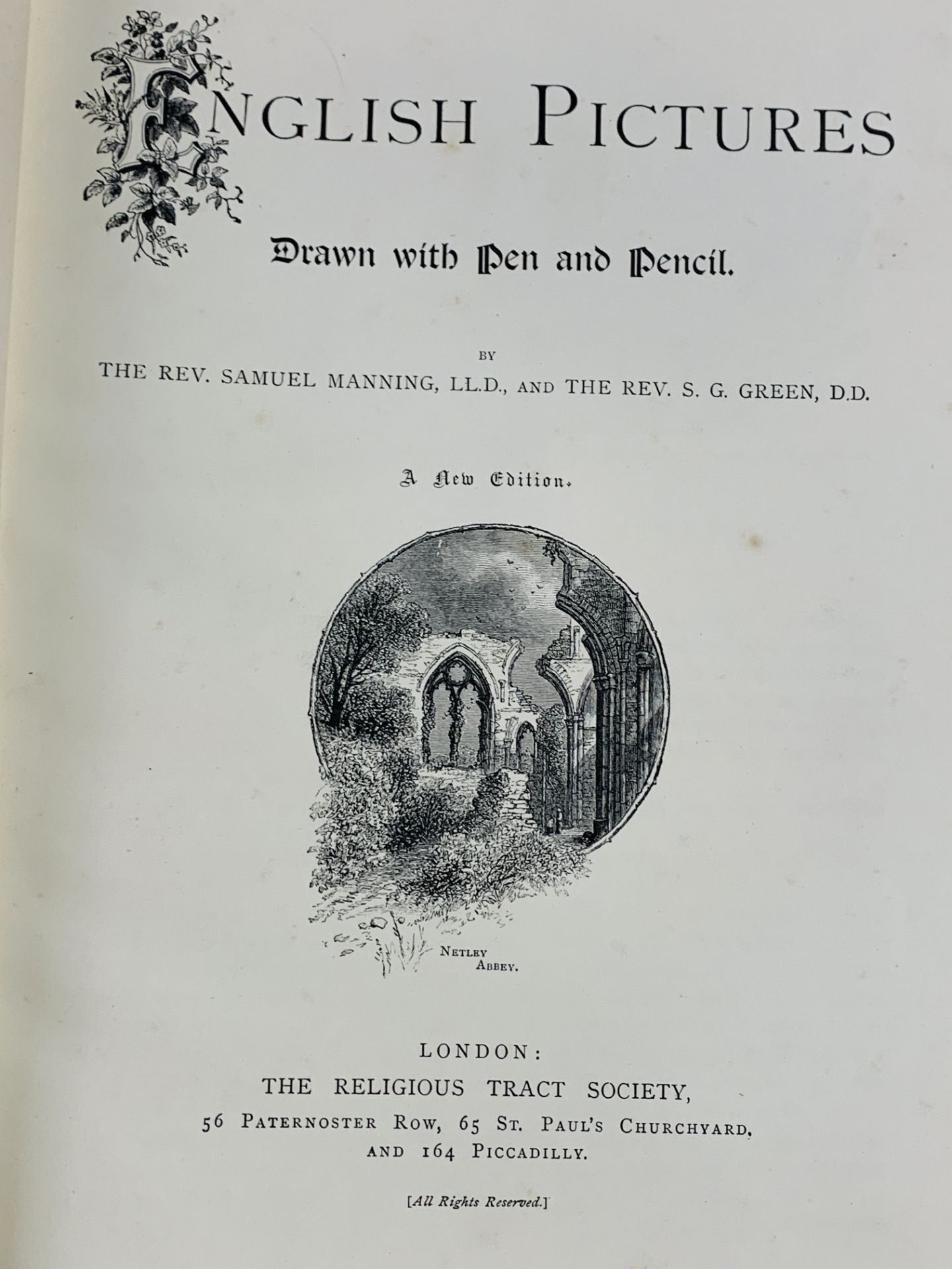 English Pictures and Welsh Pictures, 2 volumes circa 1890 - Image 2 of 6