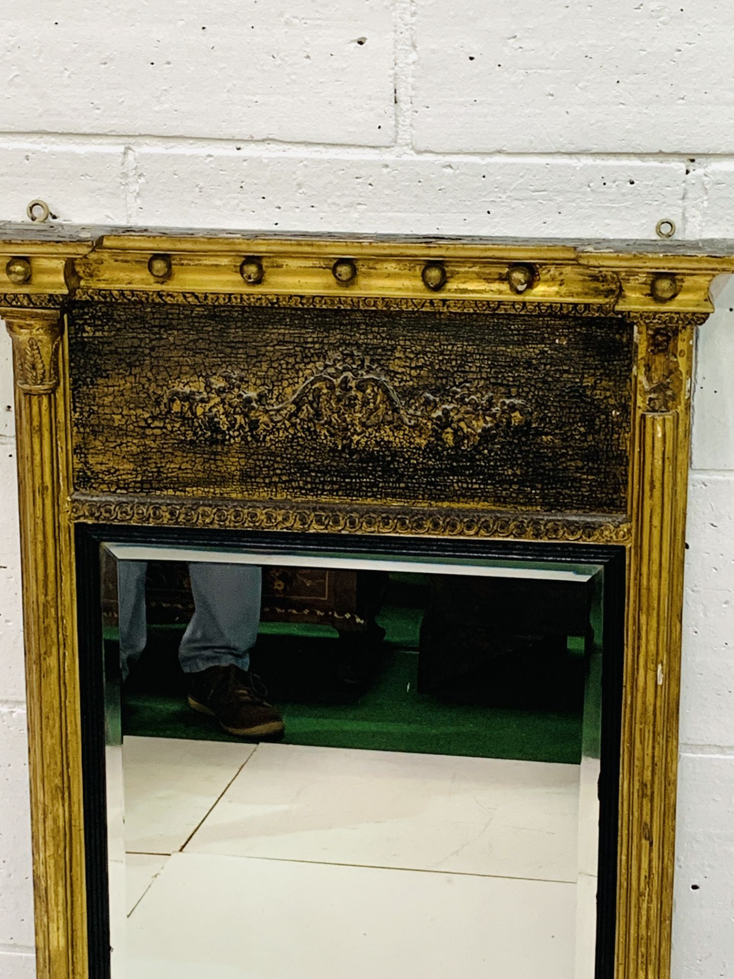 Georgian gilt framed wall mirror - Image 2 of 5