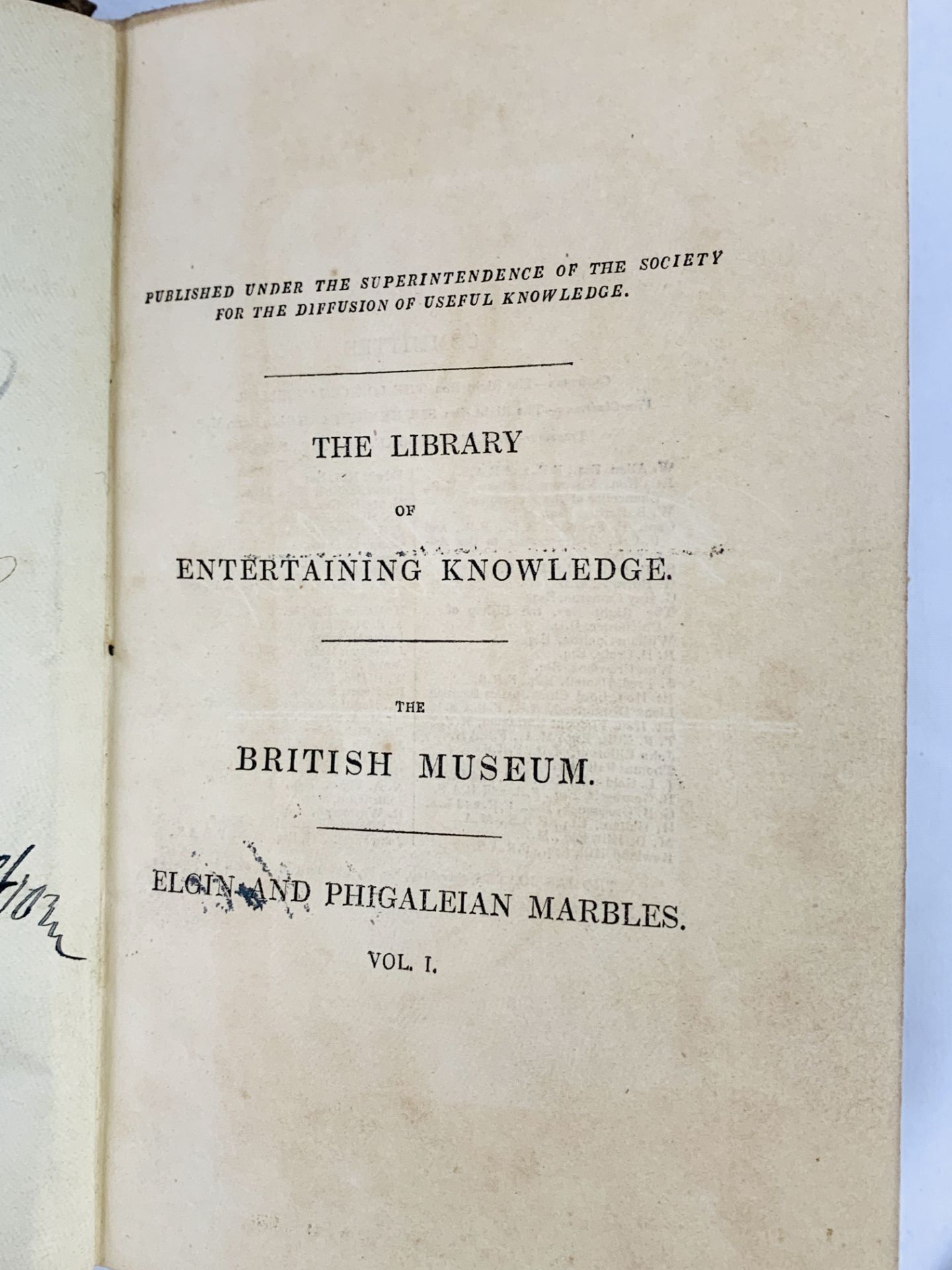 The Elgin Marbles, 2 volumes 1833 - Image 2 of 3