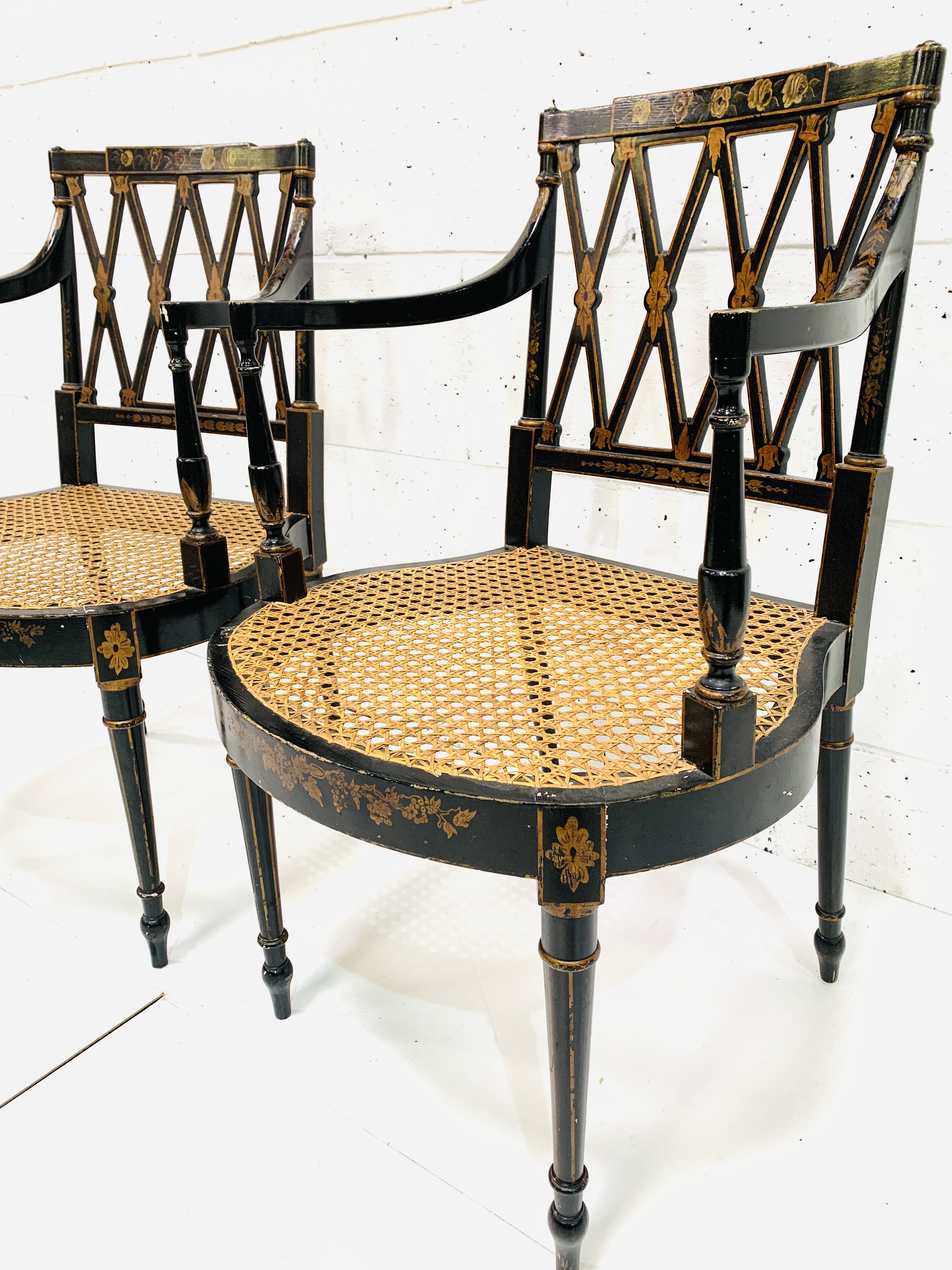Two Regency style elbow chairs - Image 5 of 6
