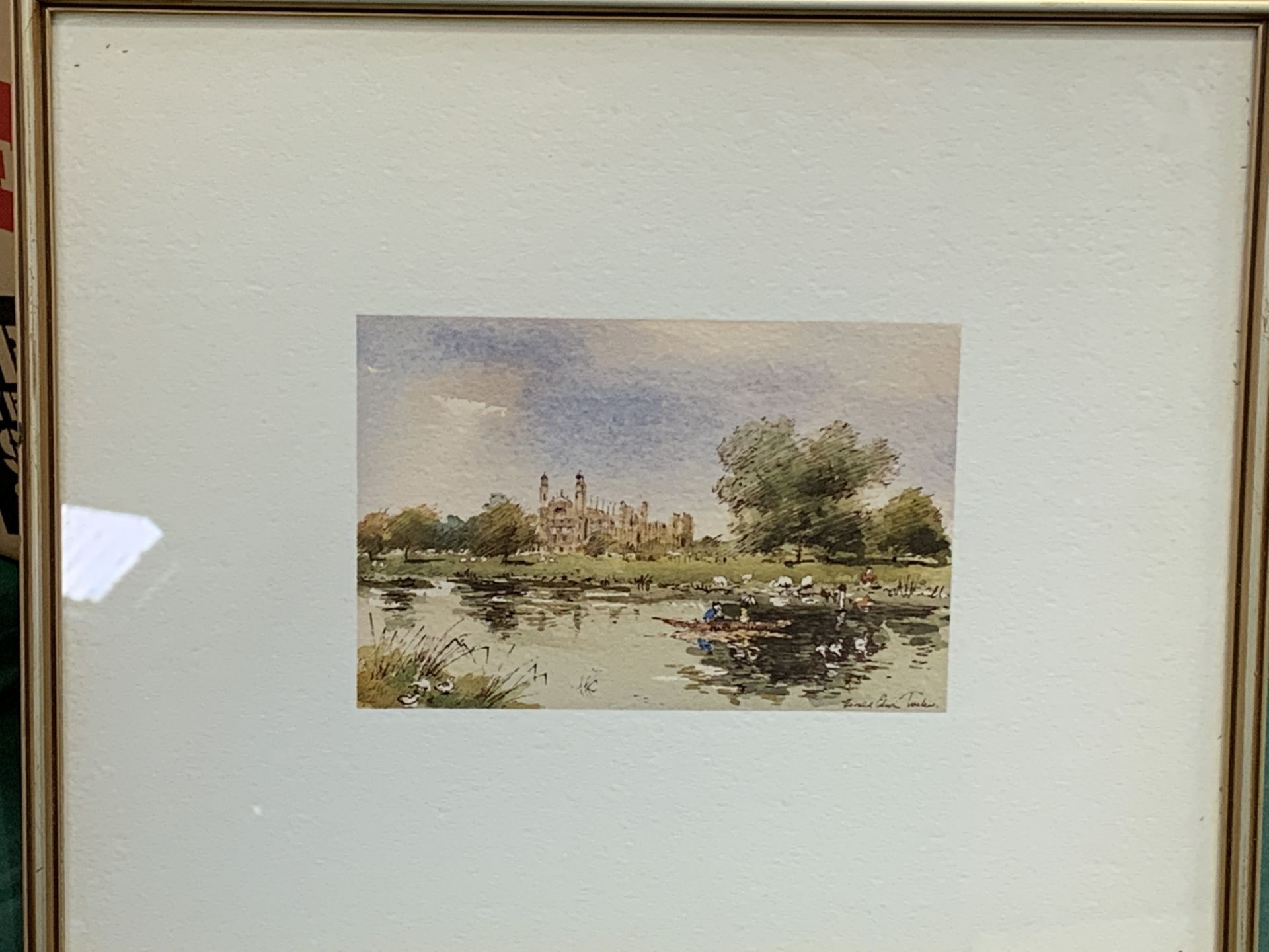 Pair of framed and glazed watercolours signed Gerald Edward Tucker - Image 2 of 4