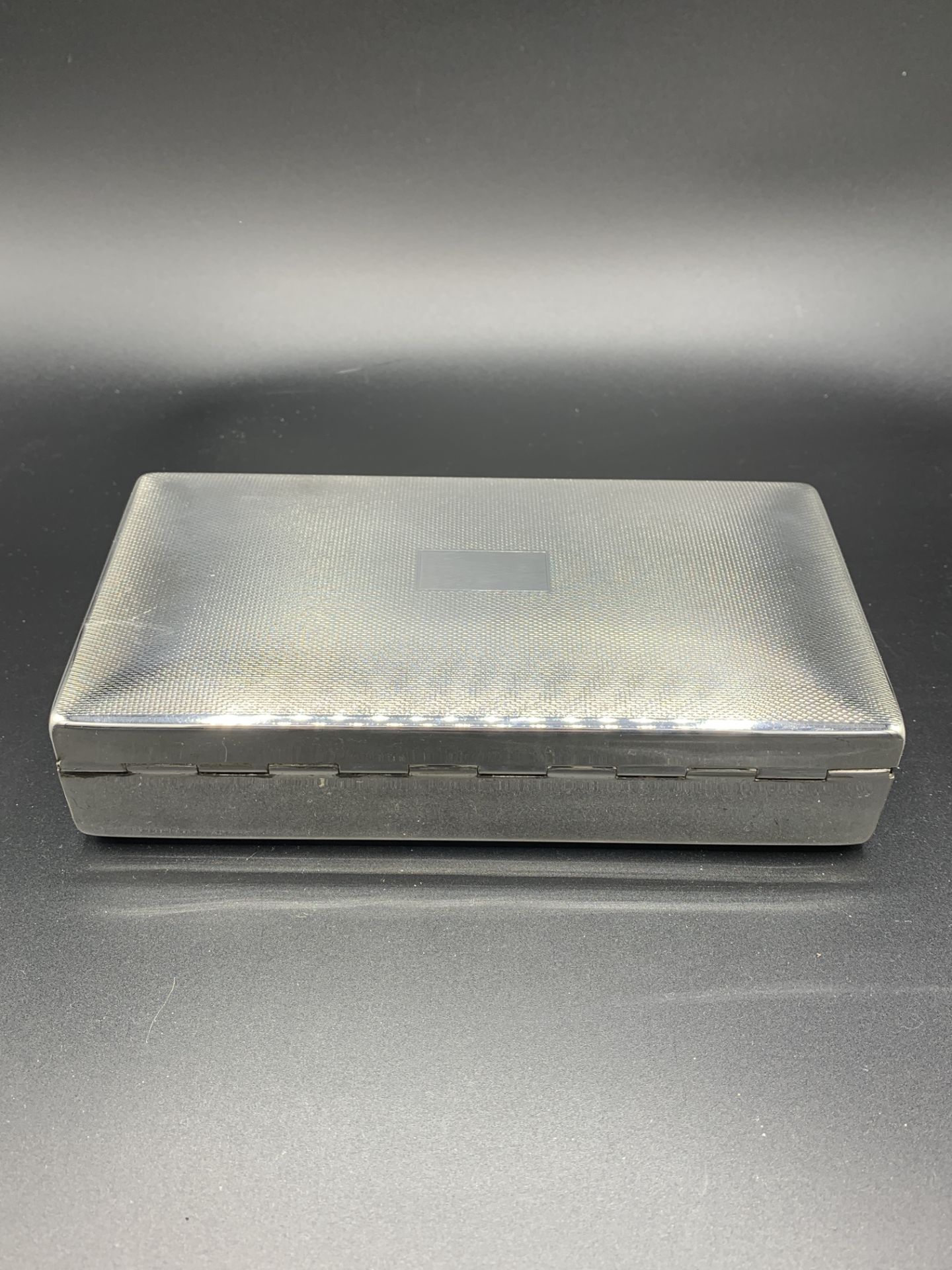 Silver plate cigarette box - Image 3 of 4