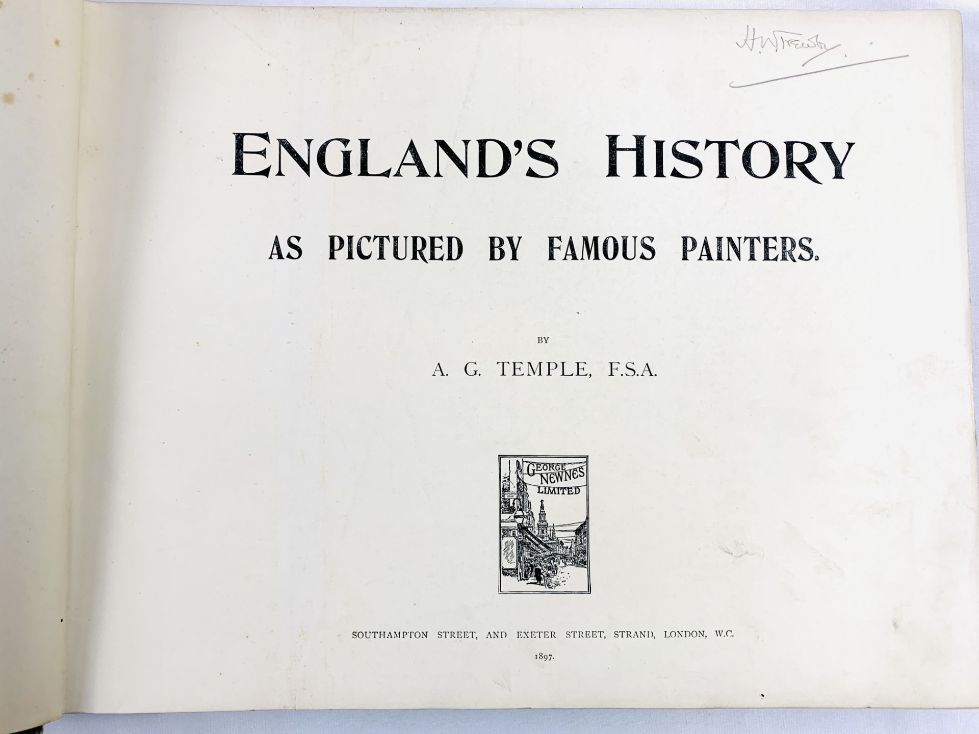 "England's History - As pictured by famous Painters", by A G Temple FSA - Image 2 of 3