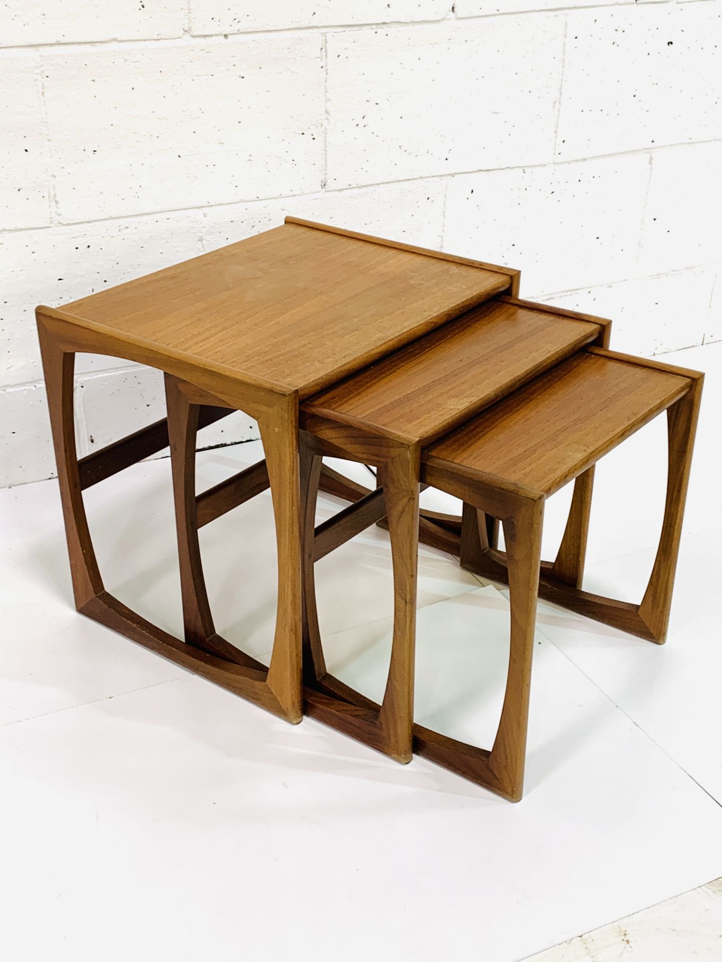 Nest of three teak tables by G-Plan - Image 2 of 3