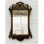Small Chippendale style wall mirror