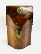 Georgian mahogany knife box