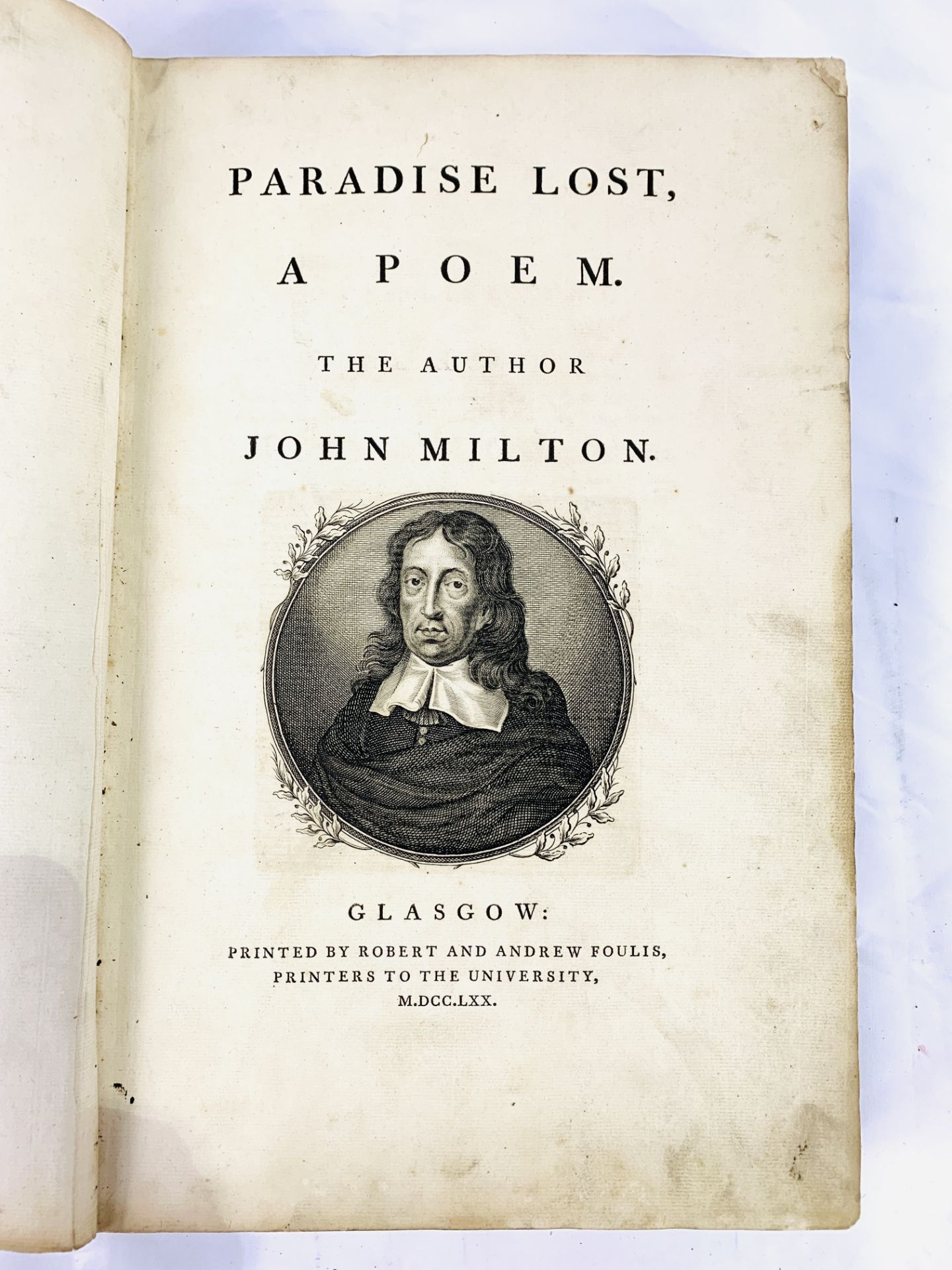 Milton, Paradise Lost, 1770 - Image 2 of 4